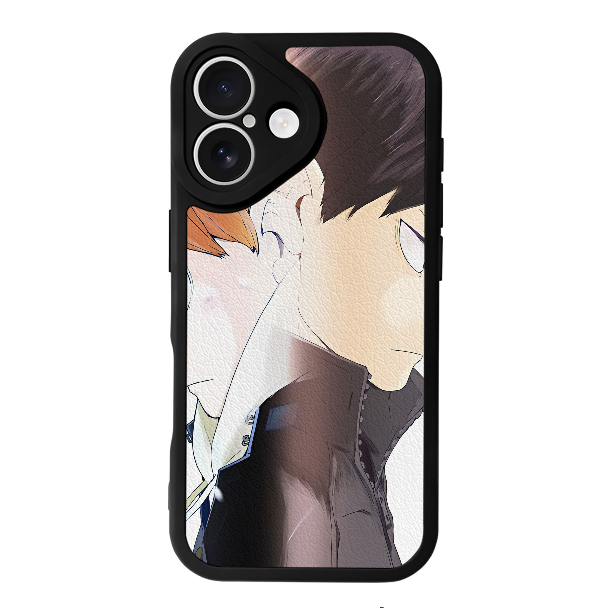 （画像用） ハイキュー!! Haikyu!! 【iPhone 16シリーズ対応】シリコンスマホケース（レザー調） 材質：シリコン